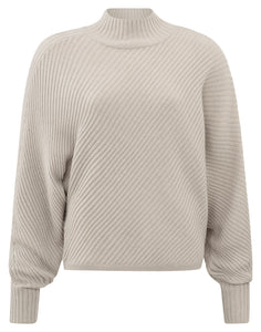 Batwing rib sweater Yaya the Brand