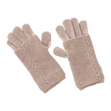 Load image into Gallery viewer, Rib cable gloves Yaya the Brand