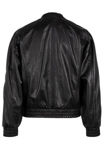 Hariet Oversized Leather Bomber Mauritius