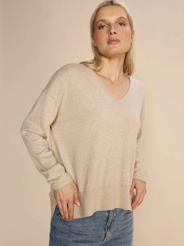 Tani V-neck knit Mos Mosh