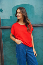 Load image into Gallery viewer, Mila short sleeve Round neck Saint Tropez