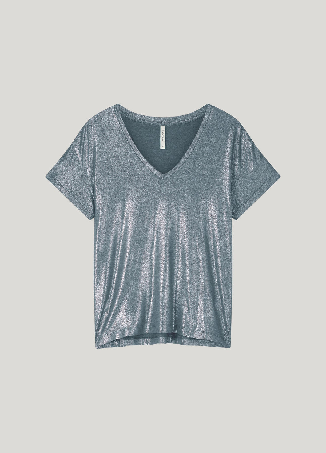 V-Neck Top Metallic Summum