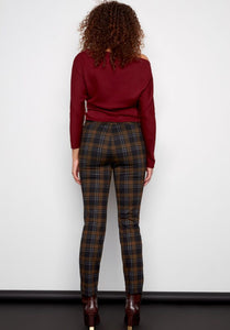 Scottie Baltimore plaid ponte full-length pant - I Love Tyer Madison