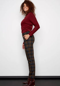 Scottie Baltimore plaid ponte full-length pant - I Love Tyer Madison