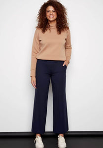 Roxanne solid lt ponte wide leg pant - I Love Tyler Madison