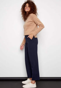 Roxanne solid lt ponte wide leg pant - I Love Tyler Madison