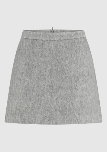 Rebecca Skirt Light Grey Melange - Circle of Trust