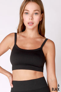 NS8049 Ribbed Bralette Nikibiki