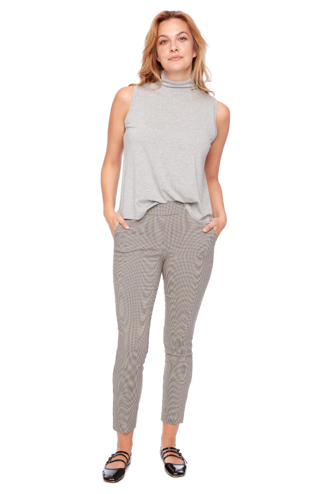 Gwyneth Mini Houndstooth ankle pant - I Love Tyler Madison