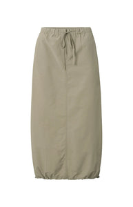 Nylon Cargo Midi Skirt Yaya the Brand