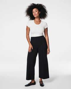 Ponte Cropped Wide Leg Spanx