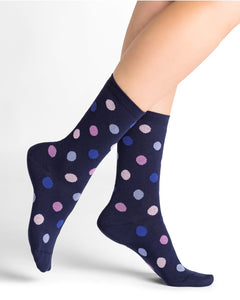 Dots Pattern Socks Bleuforet