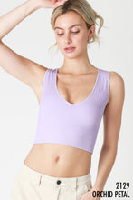 Load image into Gallery viewer, Plunge V Neck Crop Top NS7829